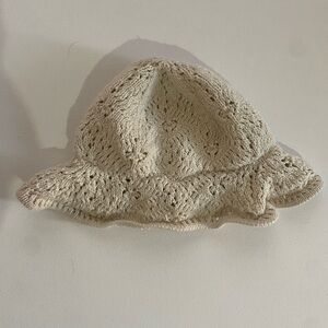 Carter's Beige Knit Sun Hat